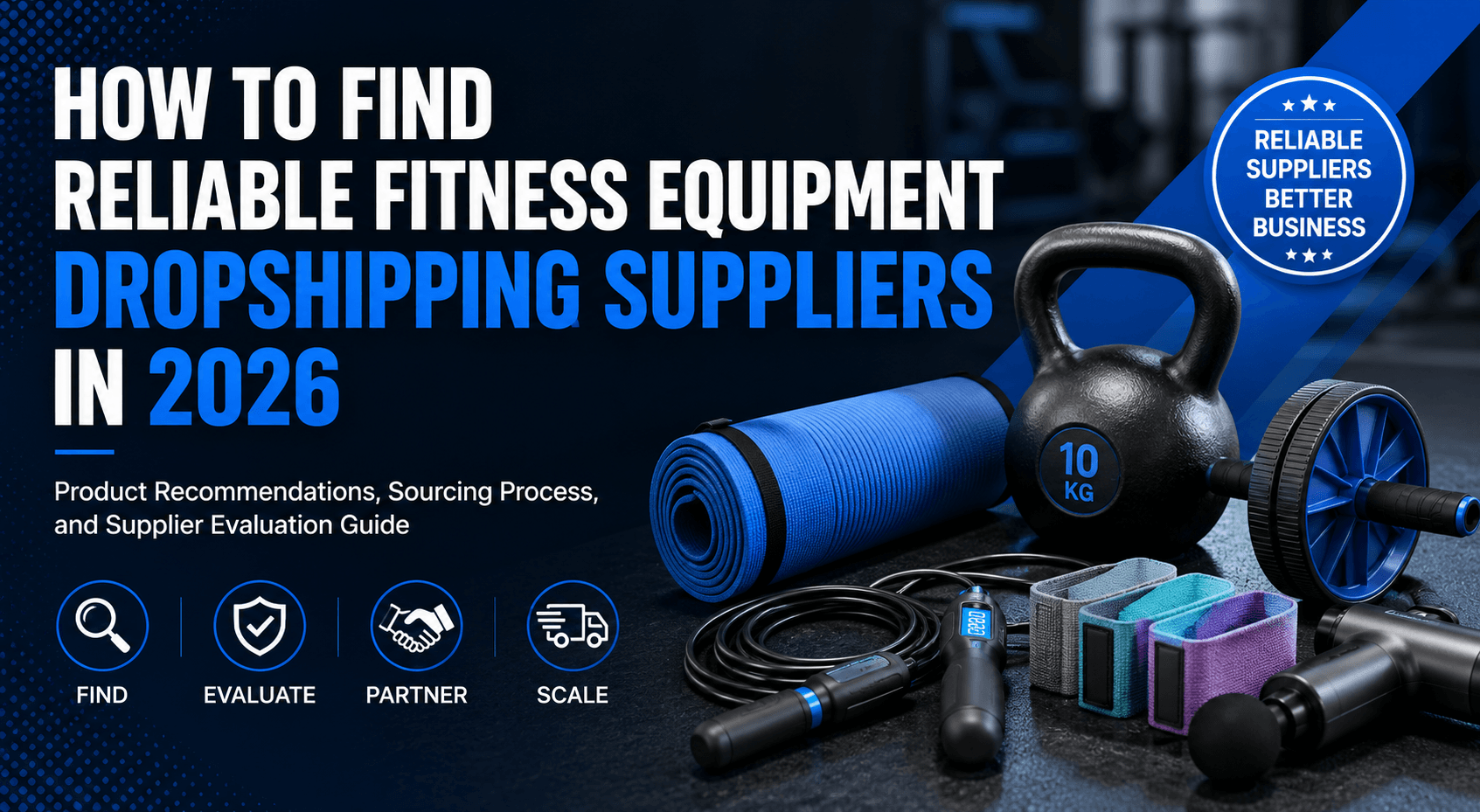 Cover image: How to Find Reliable Fitness Equipment Dropshipping Suppliers in 2026: Product Recommendations, Sourcing Process, and Supplier Evaluation Guide