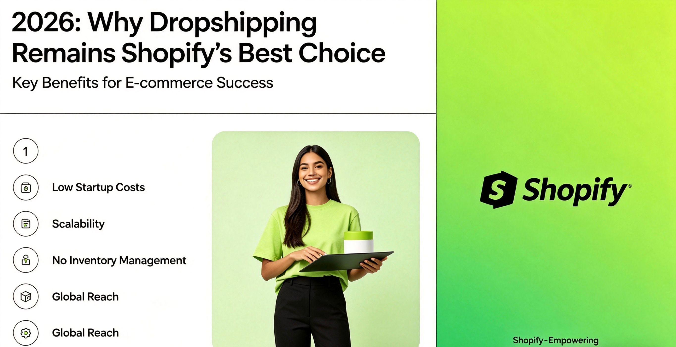 Why Dropshipping is Still the Best Choice for Shopify in 2026