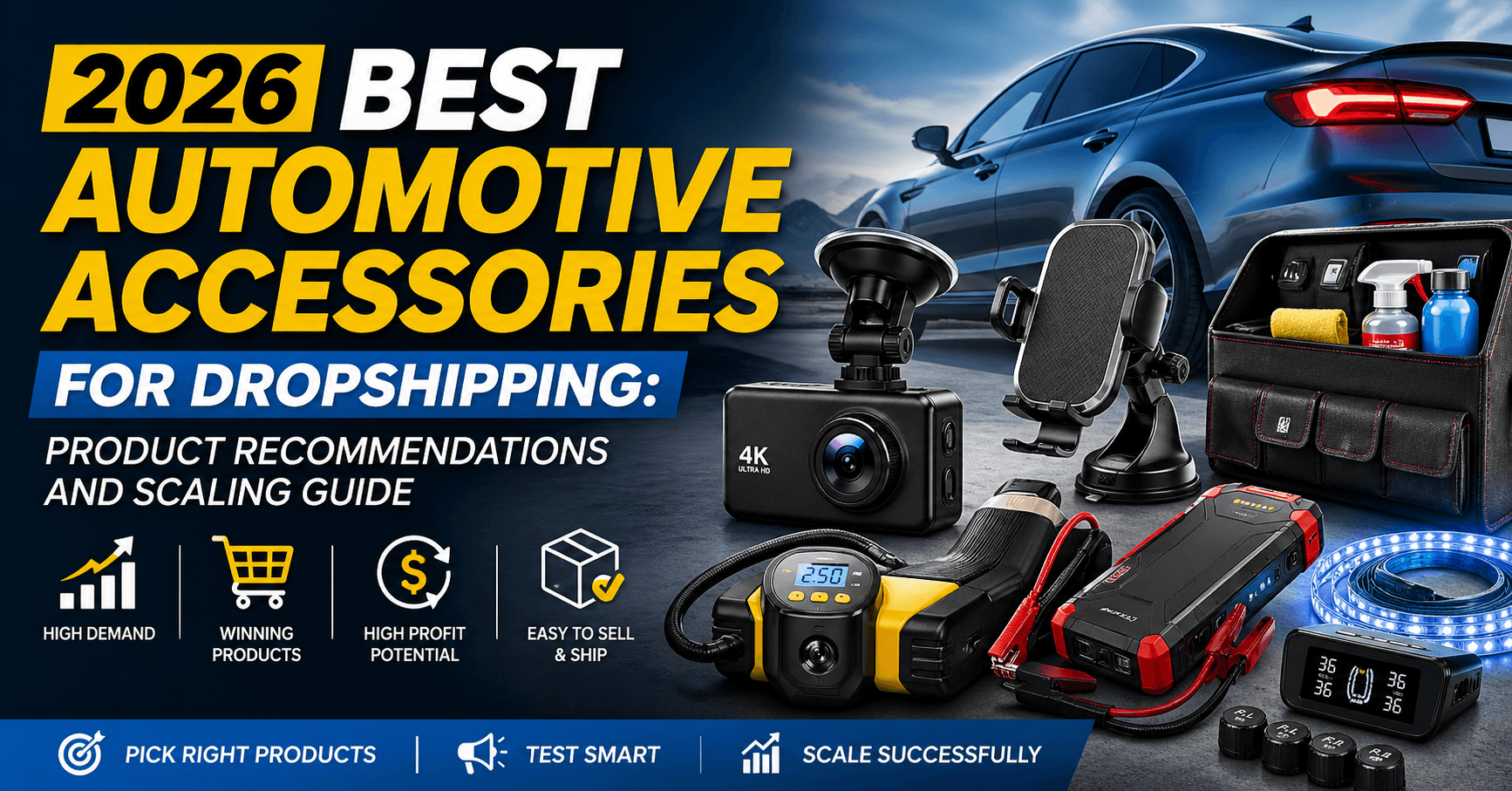Cover image: 2026 Best Automotive Accessories for Dropshipping: Product Recommendations and Scaling Guide