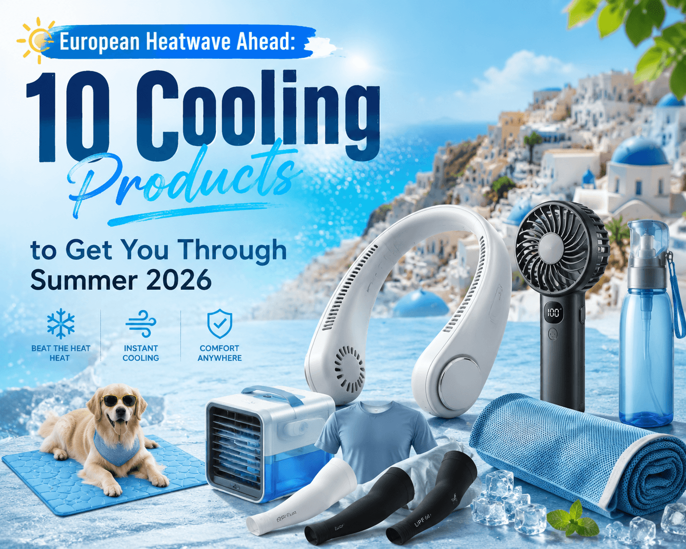 Cover image: European Heatwave Ahead: 10 Cooling Products to Get You Through Summer 2026