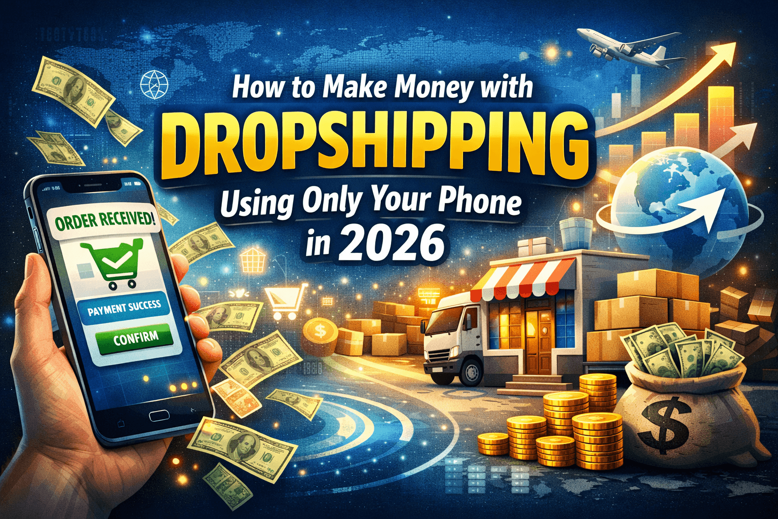 Cover image: How to Make Money with Dropshipping Using Only Your Phone in 2026