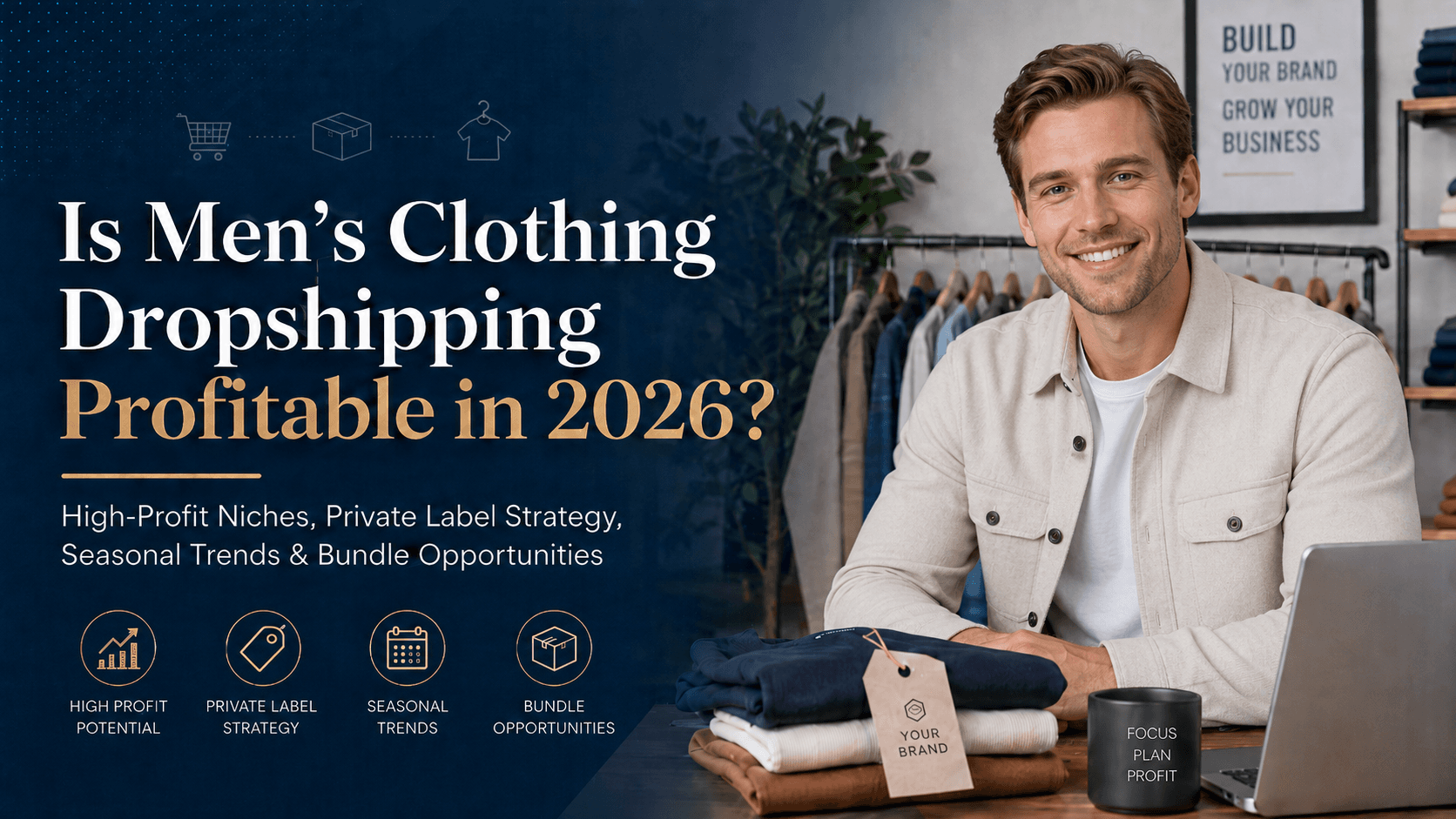 Cover image:  Is Men’s Clothing Dropshipping Profitable in 2026? High-Profit Niches, Private Label Strategies, Seasonal Trends, and Scalable Bundle Selling Opportunities