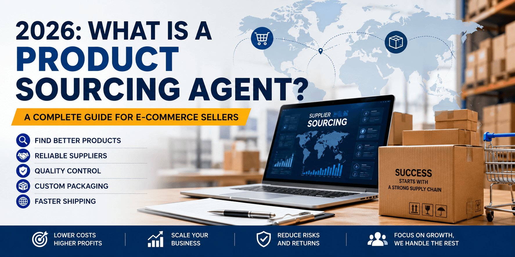 Cover image: In 2026, What Is a Product Sourcing Agent? A Complete Guide for E-commerce Sellers