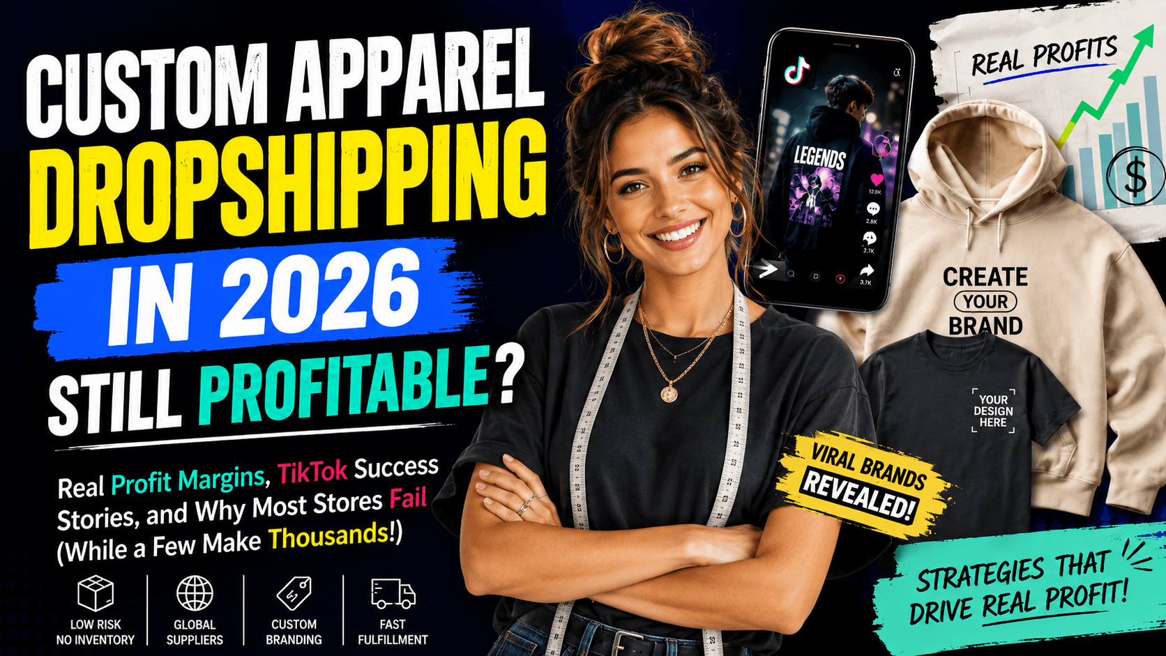 Cover image: Is Custom Apparel Dropshipping Really Profitable in 2026? The Surprising Truth About Profit Margins, Viral TikTok Brands, and Why Most Stores Fail While a Few Make Thousands