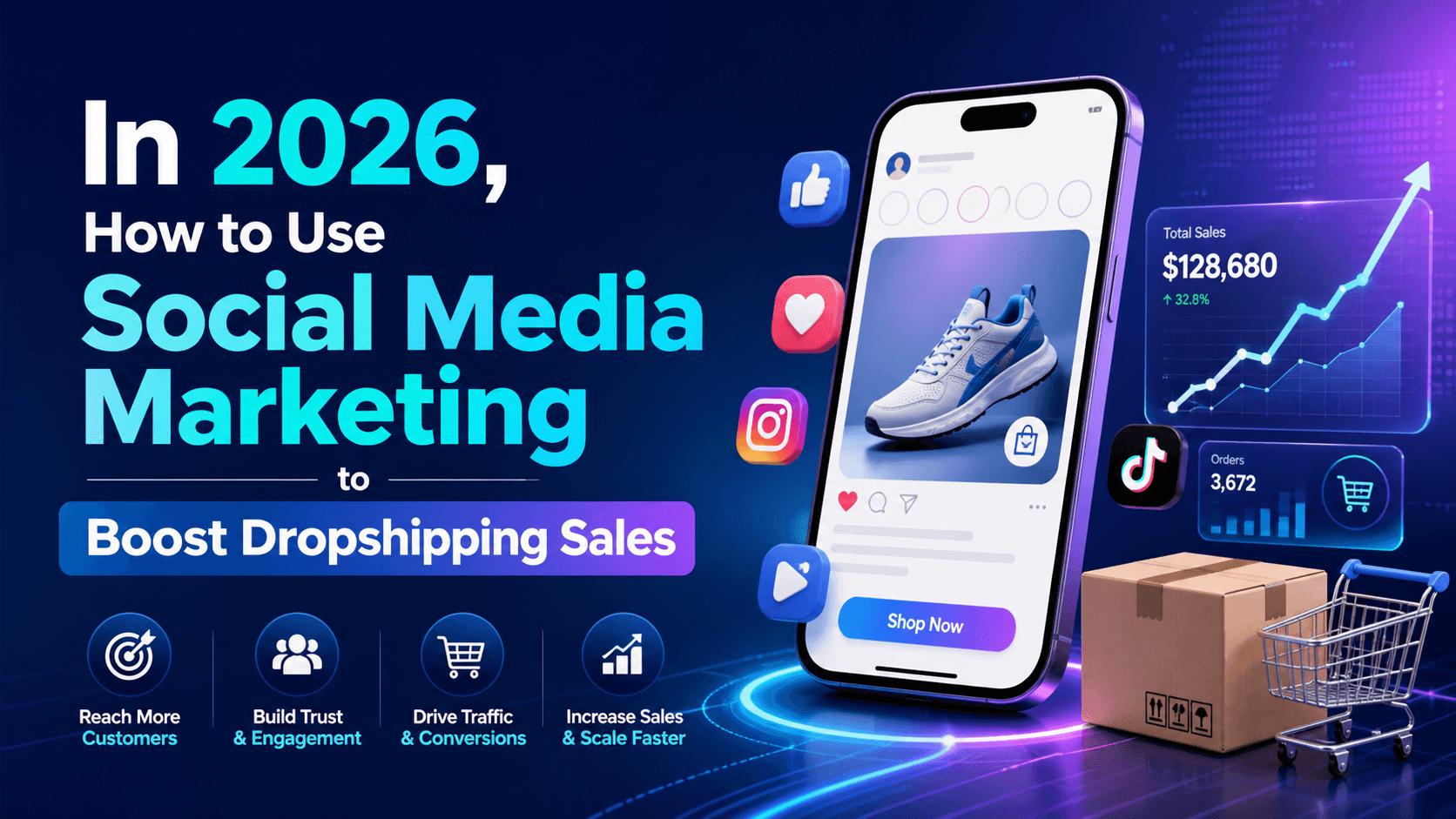 Cover image: In 2026, How to Use Social Media Marketing to Boost Dropshipping Sales