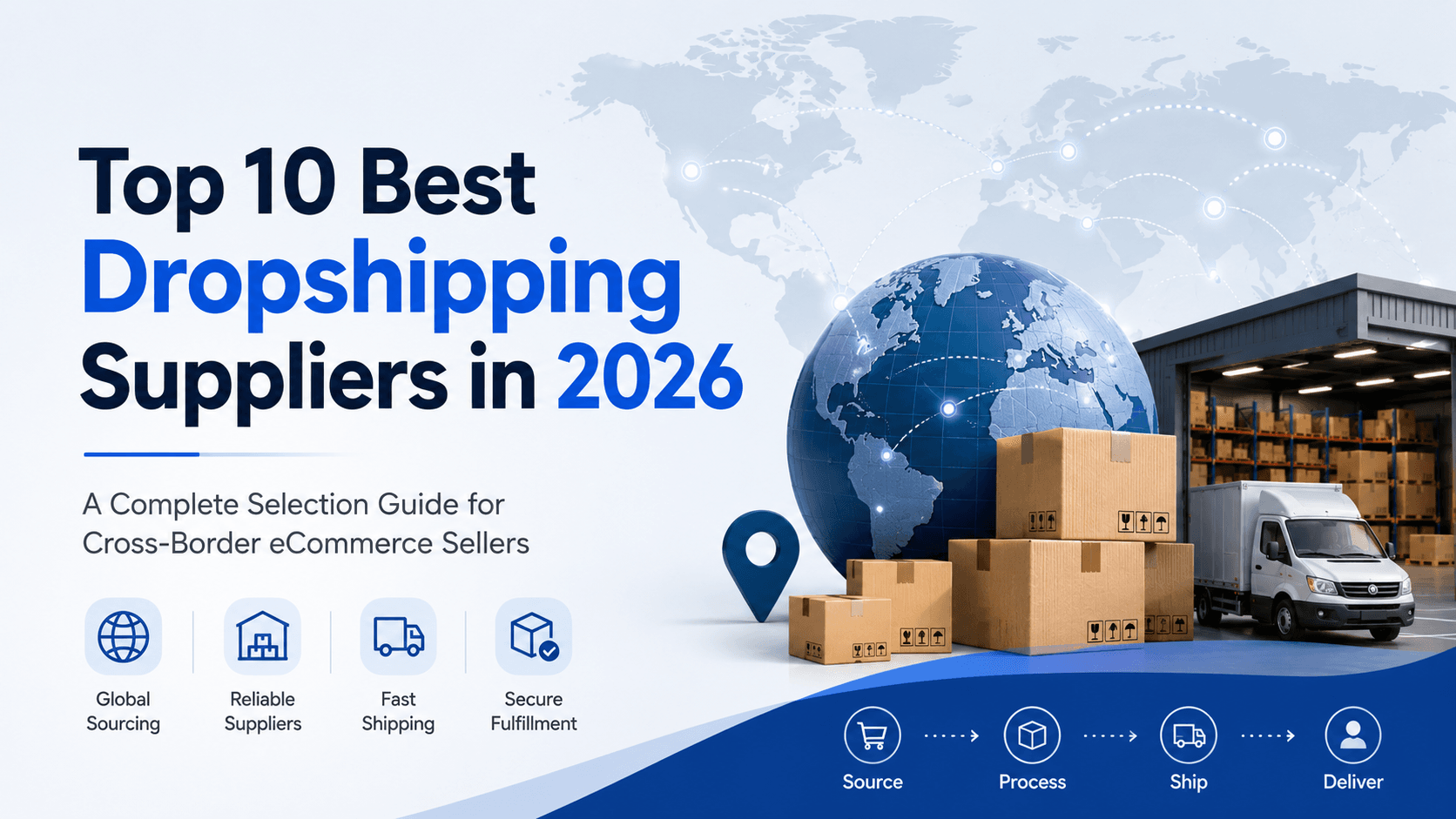 Cover image: Top 10 Best Dropshipping Suppliers in 2026: A Complete Selection Guide for Cross-Border eCommerce Sellers