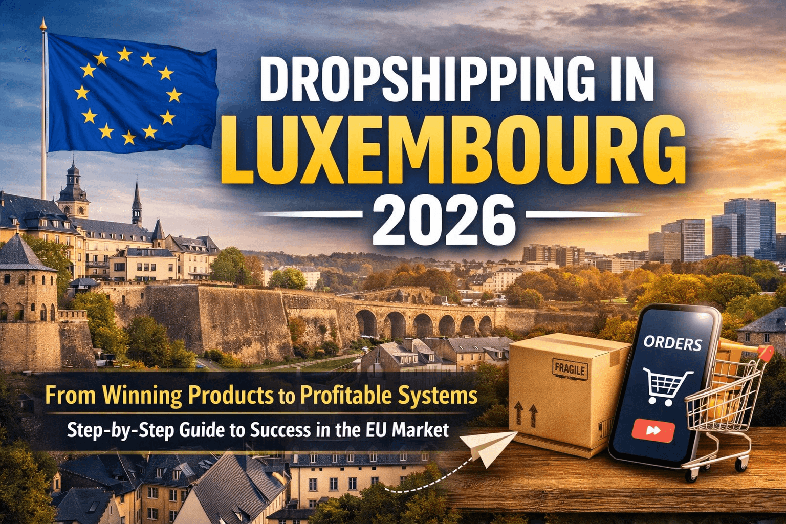Cover image: Luxembourg Dropshipping 2026: Complete Guide to Products, Fulfillment and Profit Strategy