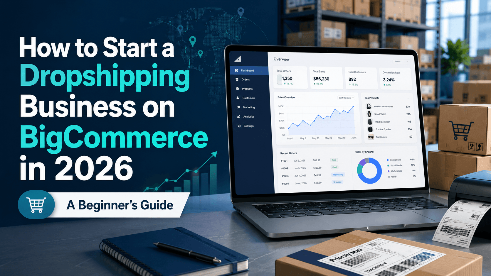 Cover image: How to Start a Dropshipping Business on BigCommerce in 2026: A Beginner’s Guide
