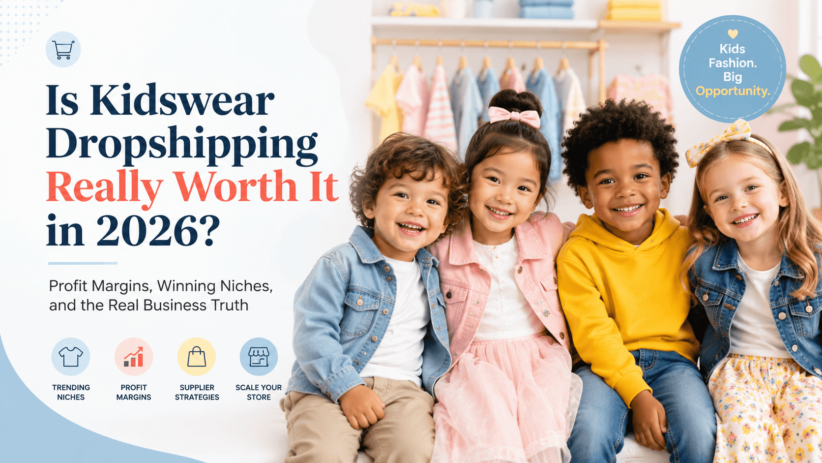 Cover image: Is Kidswear Dropshipping Really Worth It in 2026? Profit Margins, Winning Niches, and the Real Business Truth