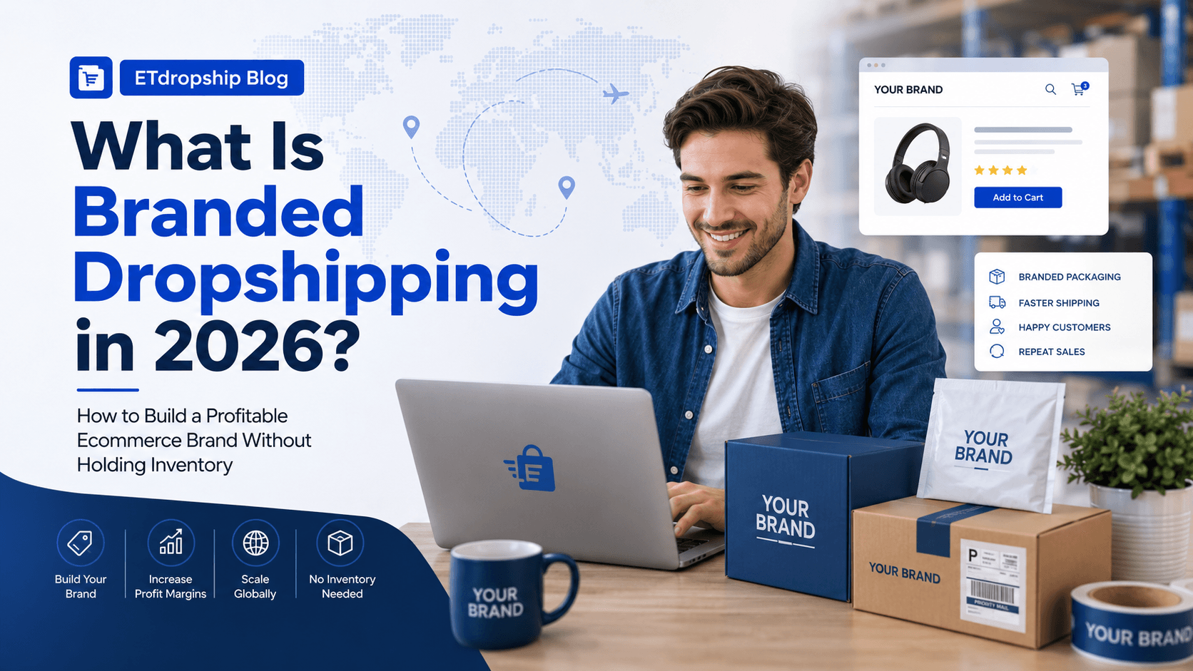 Cover image: What Is Branded Dropshipping in 2026? How to Build a Profitable Ecommerce Brand Without Holding Inventory