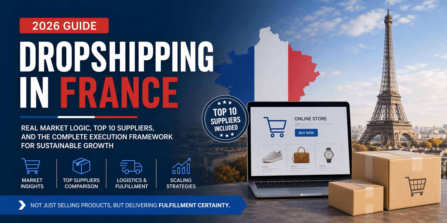 Cover image: Top 10 Best Dropshipping Suppliers in France in 2026