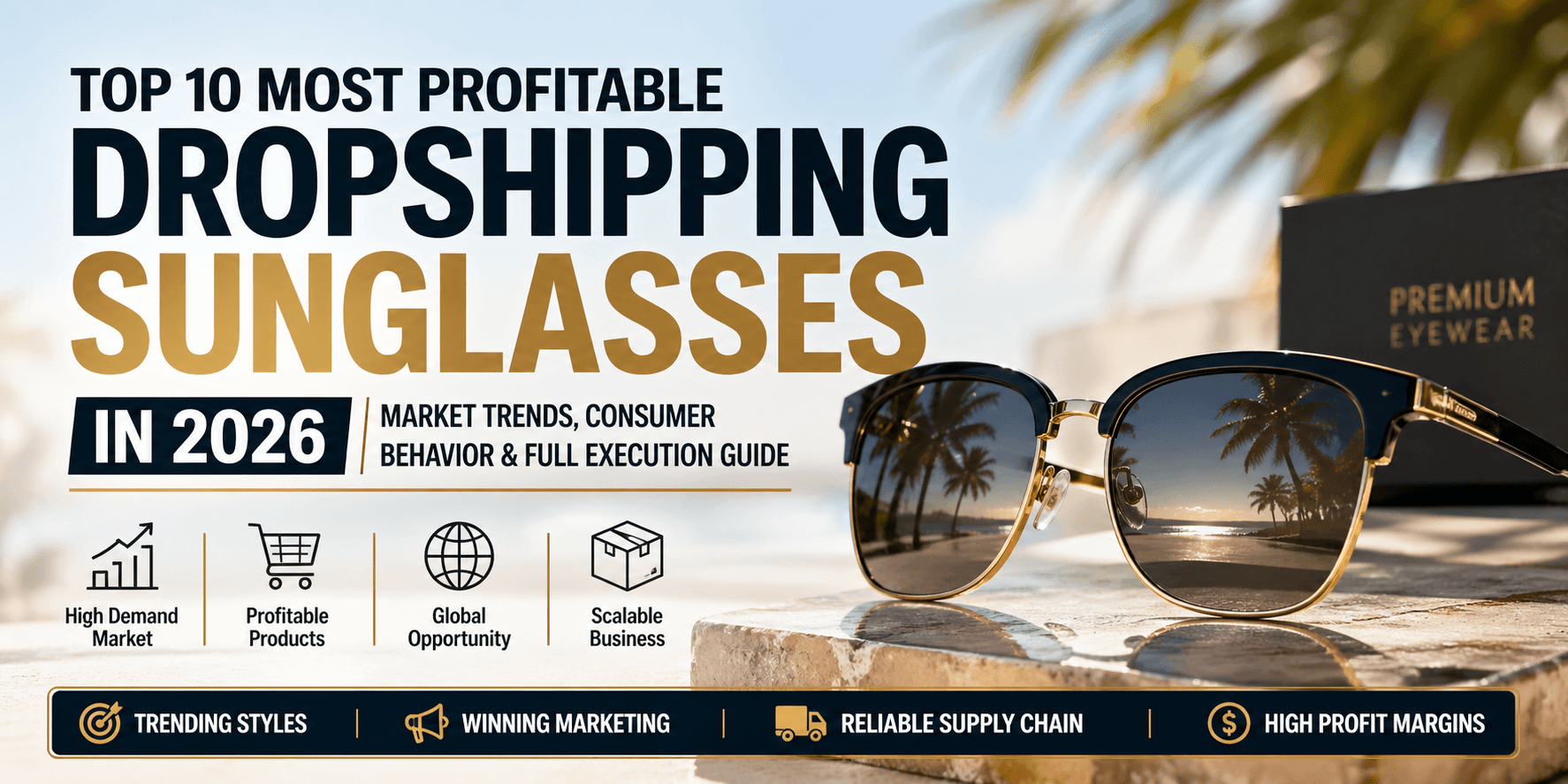 Cover image: Top 10 Most Profitable Dropshipping Sunglasses in 2026: Market Trends, Consumer Behavior & Full Execution Guide