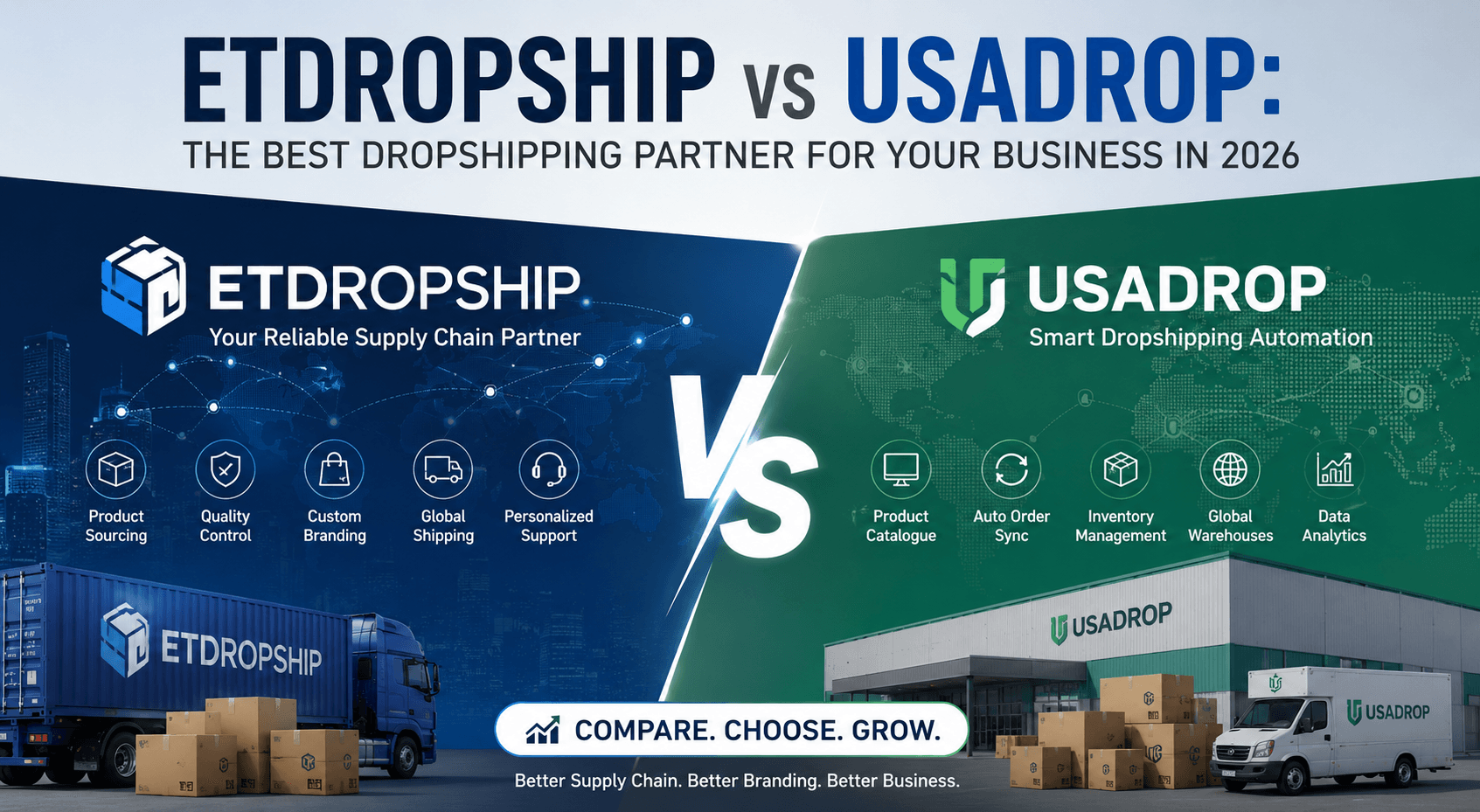 ETdropship vs USAdrop: The Best Dropshipping Partner for Your Business in 2026